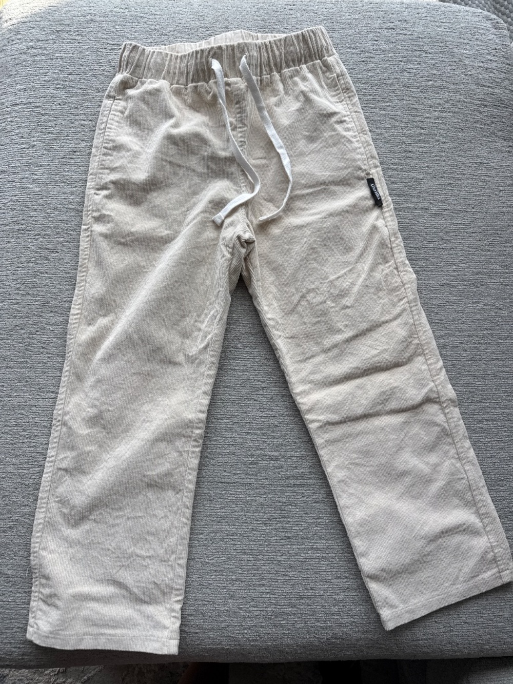 Trilogy co cream corduroy pants